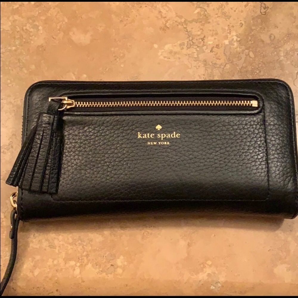 Kate spade black wallet